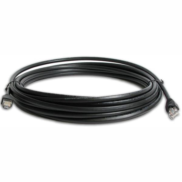 25' CAT5e Outdoor Direct Burial Network Cable - Black